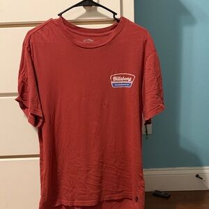 Billabong Men's Brick Red Short Sleeve Tee